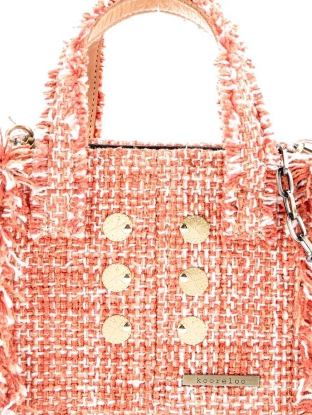 Kooreloo Petite Basset Orange Tweed Bag